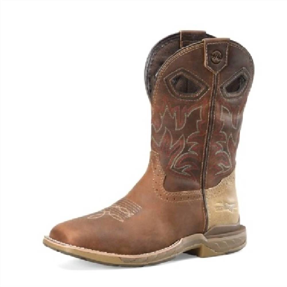 NEW DOUBLE-H BOOTS men’s phantom rider square soft toe roper boots - wide in tho